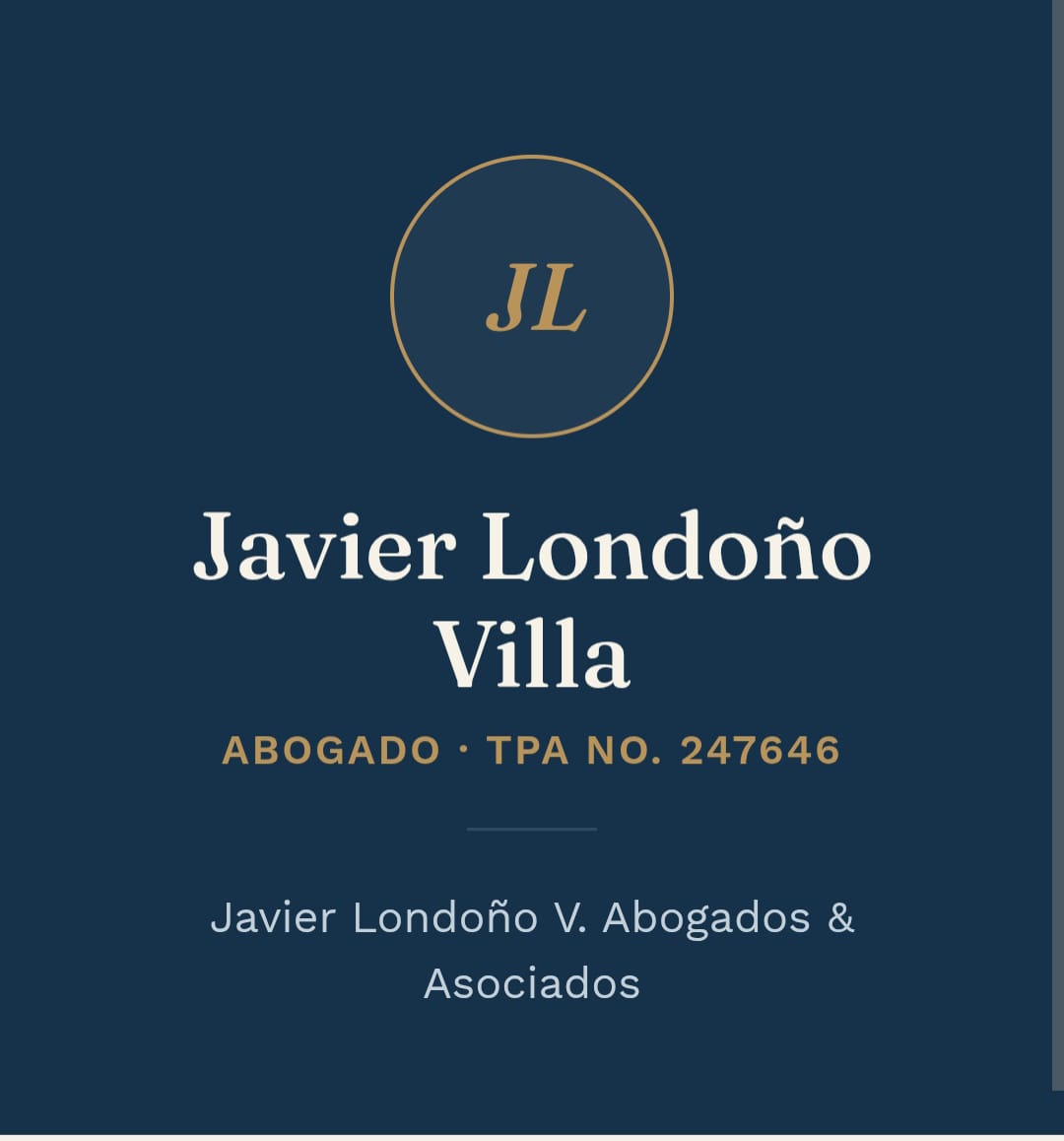 Dr Javier Londoño Villa